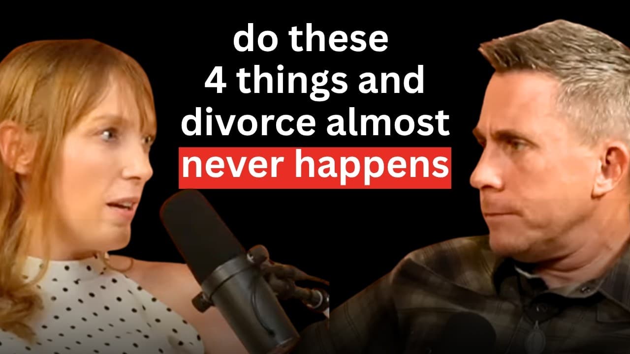 Pearl Davis and Jason Evert with the headline: Do these 4 things and divorce almost never happens.